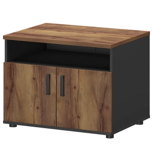 Тумба для оргтехники Protech СМТ-2ДН Тип2 Графит/Таксония фото