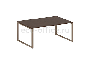 Стол переговорный (1 столешница) METAL SYSTEM STYLE БО.ПРГ-1.5 Венге Цаво / Мокко металл фото
