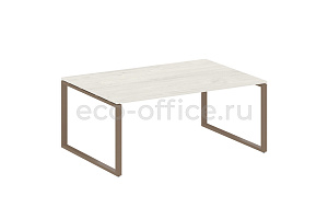 Стол переговорный (1 столешница) METAL SYSTEM STYLE БО.ПРГ-1.5 Дуб Наварра / Мокко металл фото
