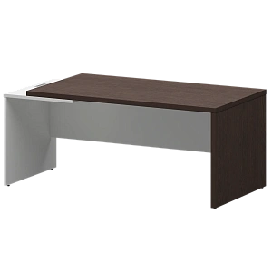 Стол руководителя левый Protech KZ-18L Дуб венге/Белый фото