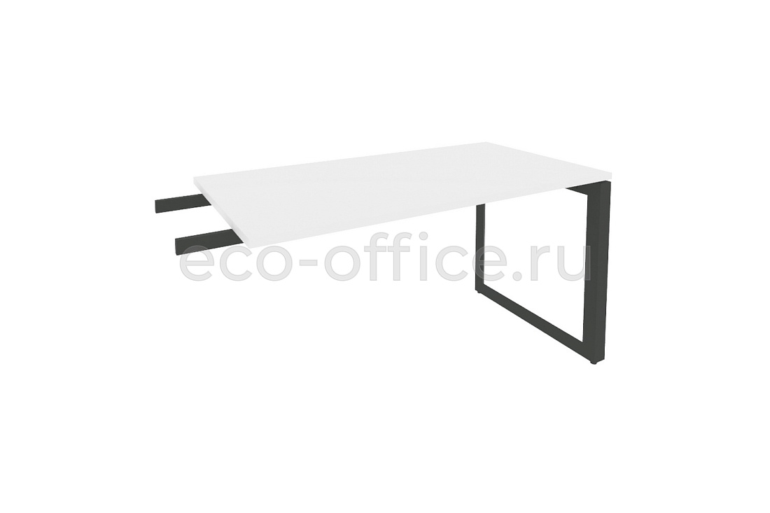 Брифинг-приставка на О-образном м/к ONIX O.MO-BR-13 Белый Бриллиант / Антрацит металл  купить в Москве