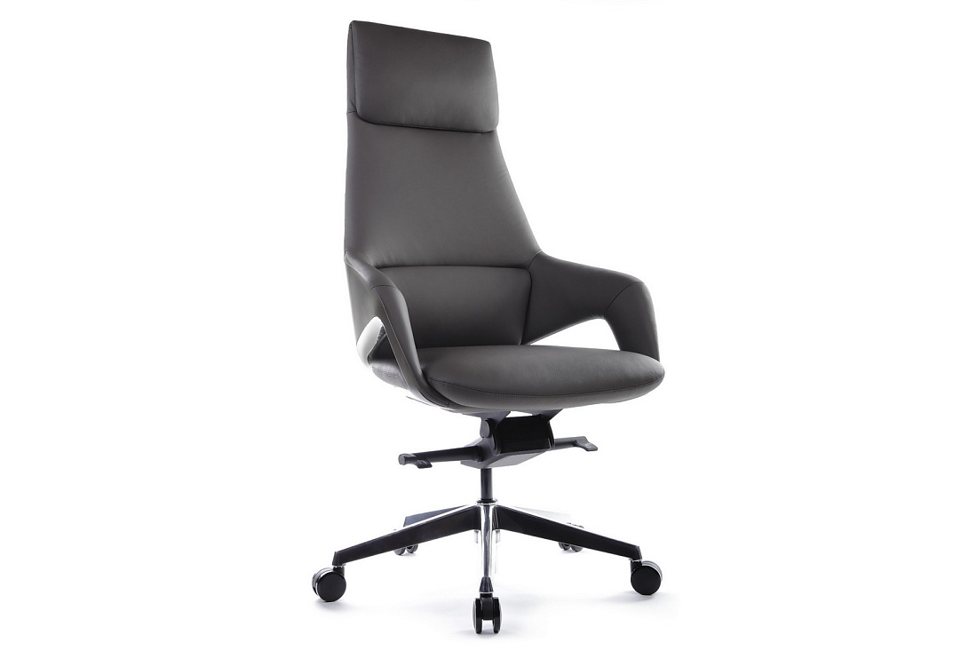 Кресло руководителя RV Design AURA FK005-A Антрацит кожа  стоимость