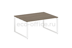Стол переговорный (1 столешница) METAL SYSTEM STYLE БО.ПРГ-1.4 Вяз Благородный / Белый металл фото