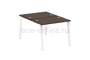 Рабочая станция METAL SYSTEM STYLE БА.РАС-СП-2.1 Венге Цаво / Белый металл фото