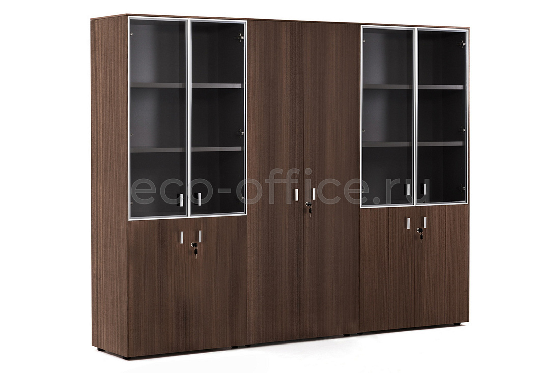 Шкаф комби х2 + гардероб ENZO 109 731 ECL 51 Эвкалипт / Хром металл  стоимость