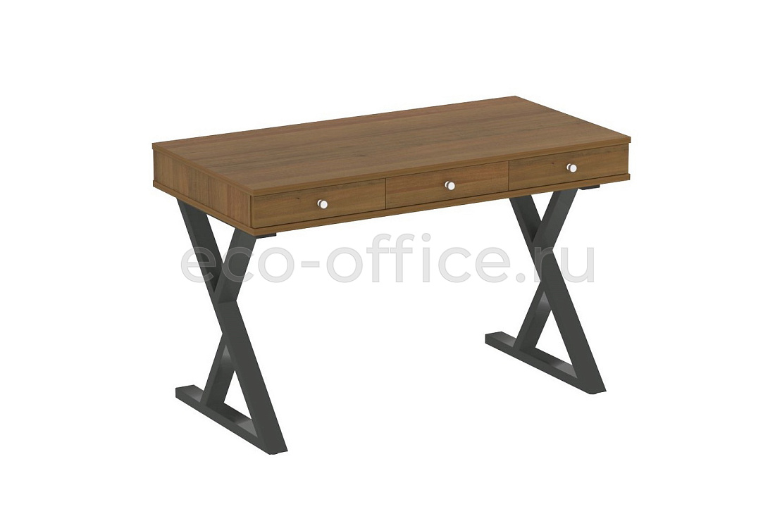 Стол на металлокаркасе HomeOffice VR.SP-1-118.M antracite Орех Гварнери  стоимость