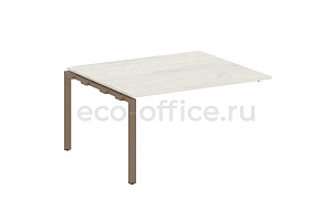 Проходной наборный элемент переговорного стола METAL SYSTEM STYLE БП.ППРГ-3 Дуб Наварра / Мокко металл фото