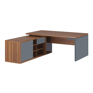 Стол рабочий на опорной креденции левый Zion ZIO28510439 фото