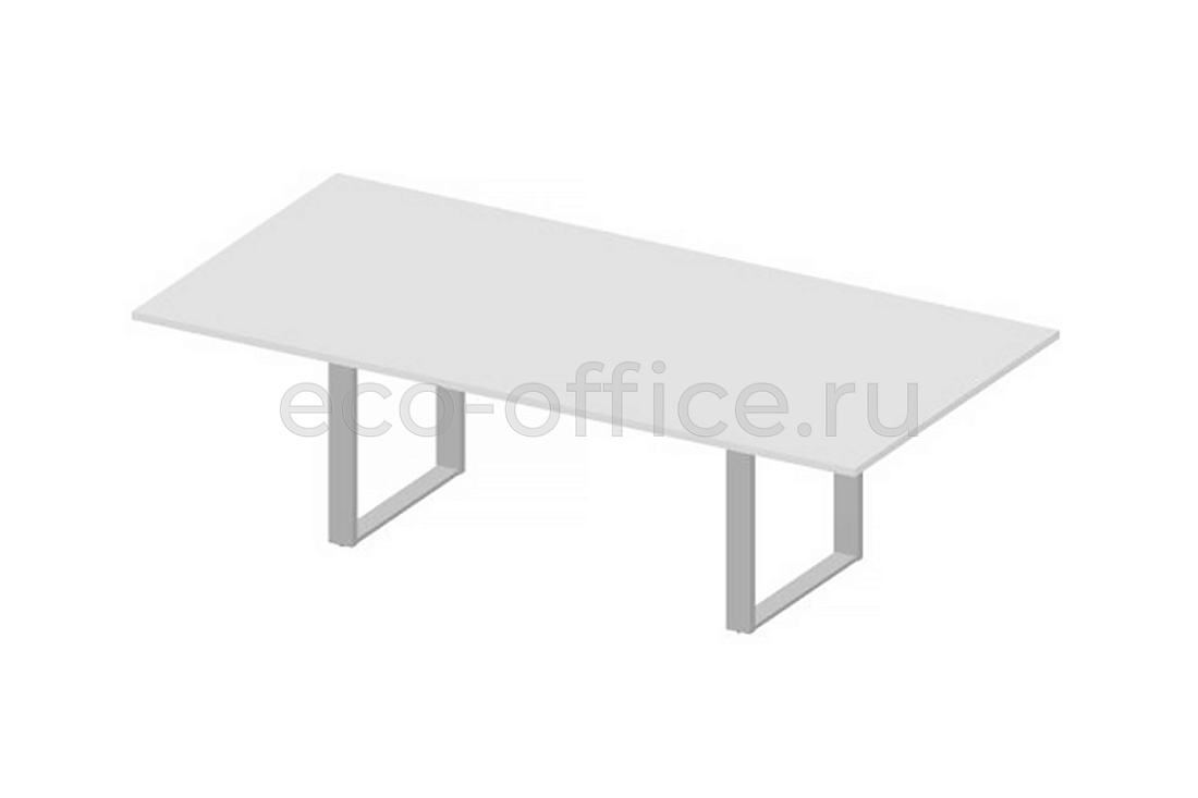 Стол для совещаний VIRTUS VTM2412 Белый / Алюминий купить в Москве