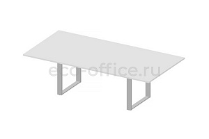 Стол для совещаний VIRTUS VTM2412 Белый / Алюминий фото