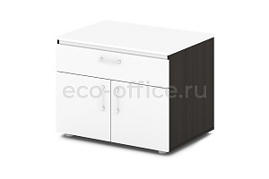 Тумба под оргтехнику SENTIDA S-280 Белый / Дуб Честерфилд фото