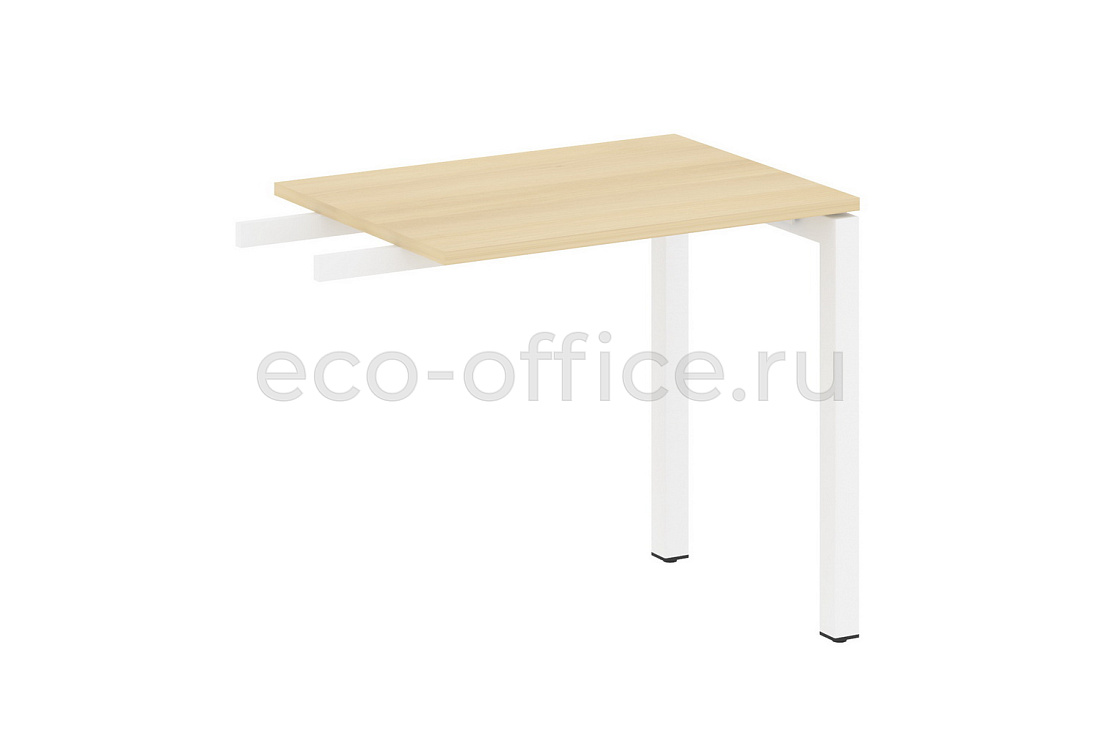 Приставной элемент на П-образном м/к METAL SYSTEM QUATTRO 5x5 50БП.ПР-2 Акация Лорка / Белый металл купить в Москве