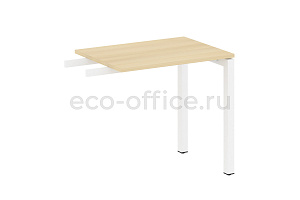 Приставной элемент на П-образном м/к METAL SYSTEM QUATTRO 5x5 50БП.ПР-2 Акация Лорка / Белый металл фото
