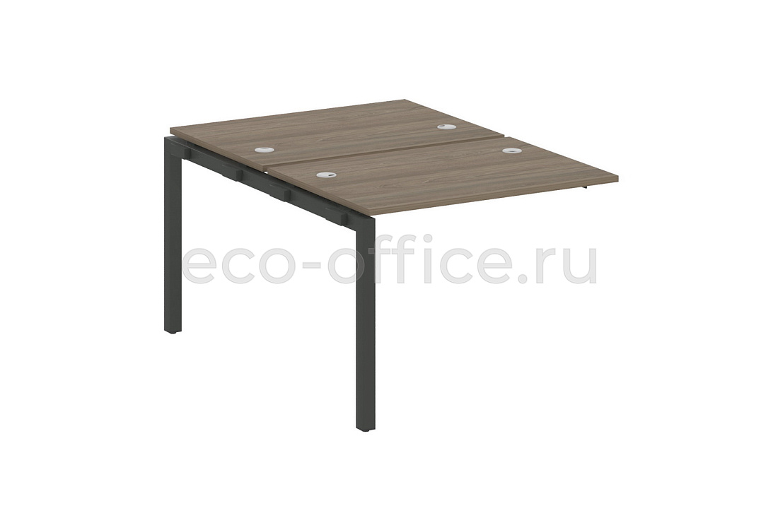 Проходной наборный элемент METAL SYSTEM QUATTRO 5x5 50БП.ПРС-СП-2.1 Вяз Благородный / Антрацит металл  купить в Москве