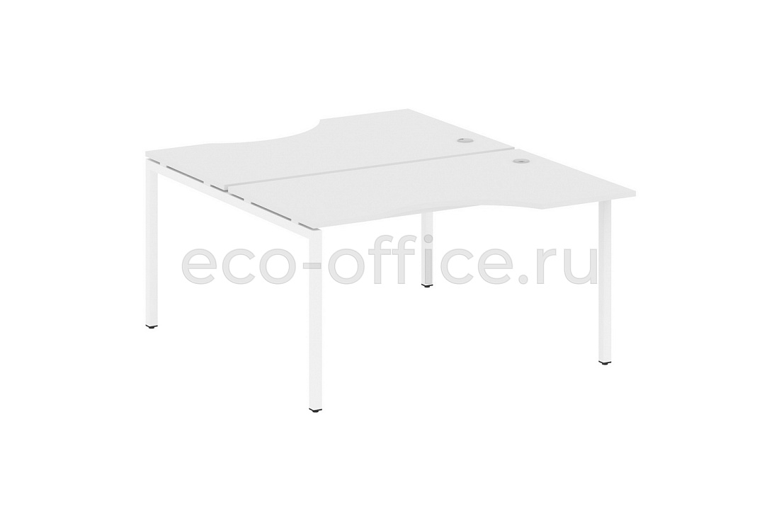 Рабочая станция криволинейная METAL SYSTEM QUATTRO 4x4 40БП.РАС-СА-2.2 Белый / Белый металл  стоимость