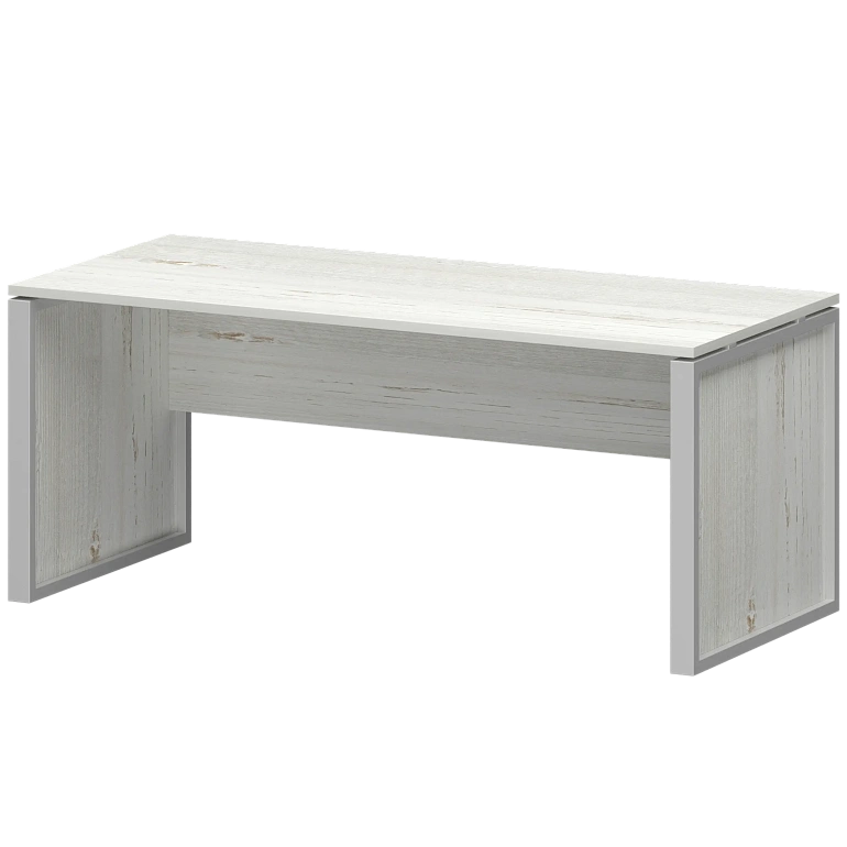 стол руководителя protech нтм-180 сосна винтер/металлик фото