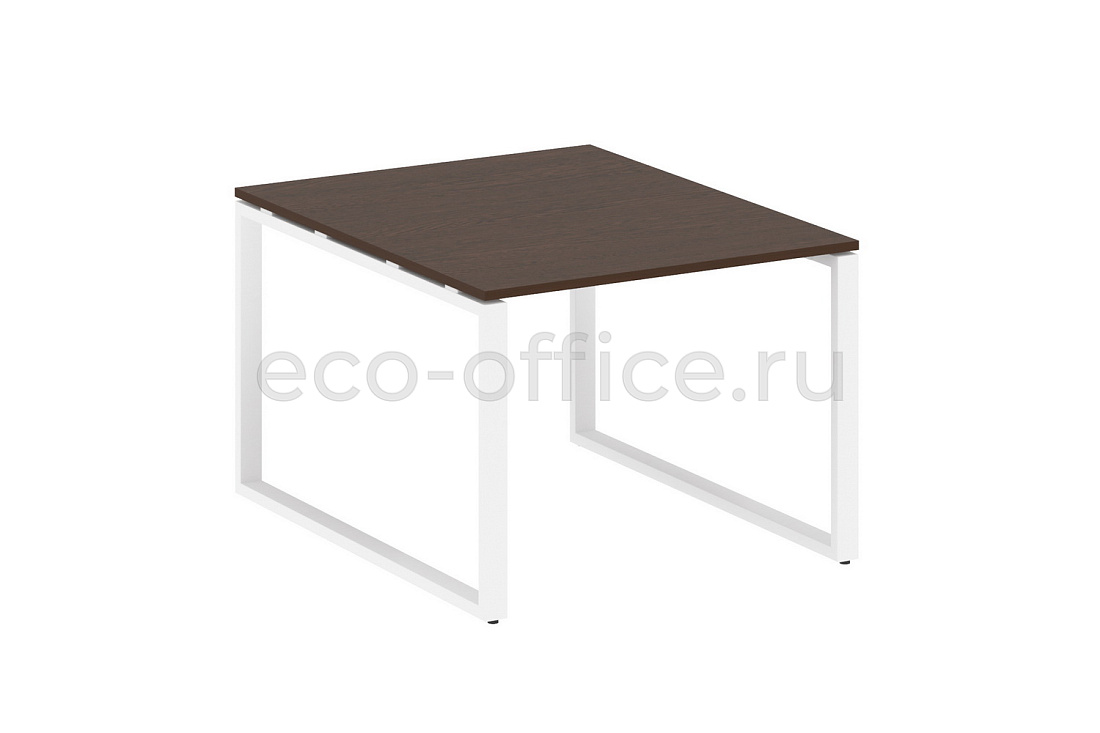 Стол переговорный (1 столешница) METAL SYSTEM STYLE БО.ПРГ-1.1 Венге Цаво / Белый металл  стоимость