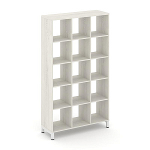 Каркас стеллажа 5 яр. STYLE PROJECT SN.KS-530 Дуб Наварра/Металл Белый фото