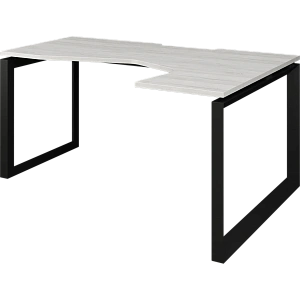 Стол эргономичный правый на металлокаркасе Protech НТМП.О-060.ПР Сосна винтер/Антрацит фото