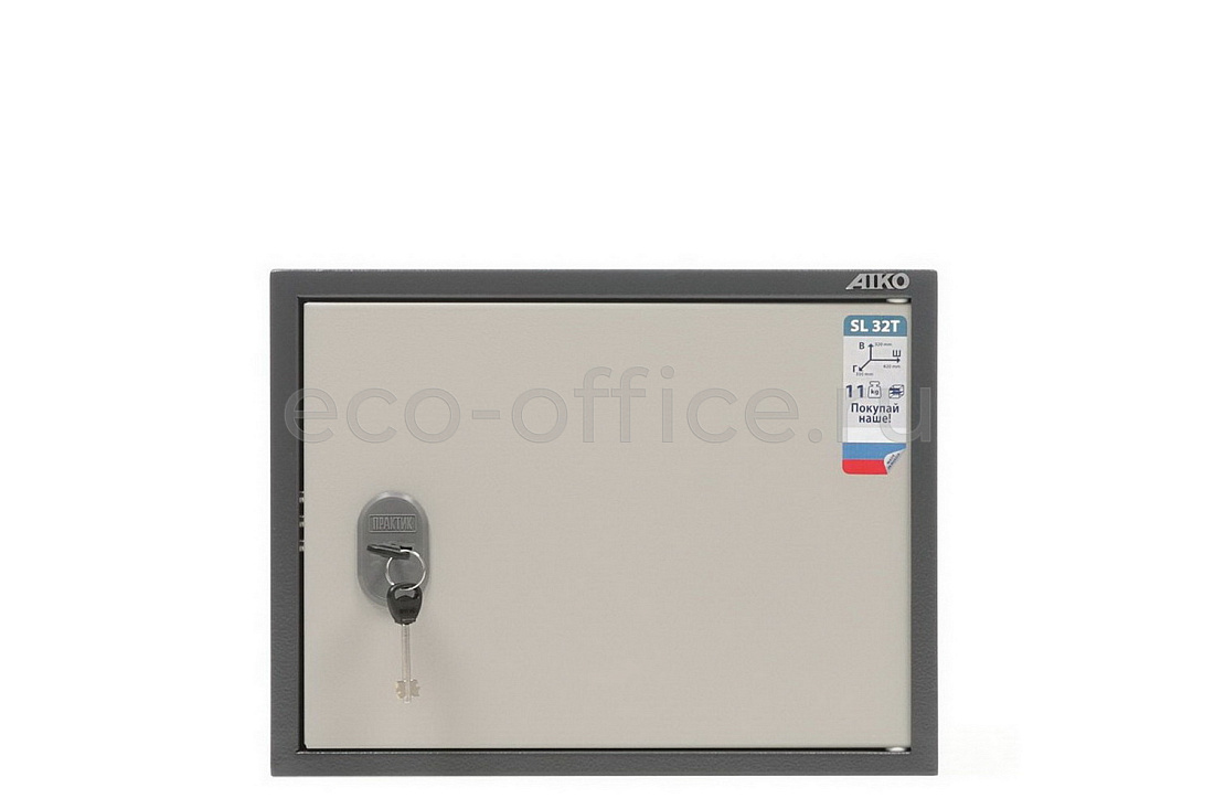 Шкаф бухгалтерский AIKO SL-32T Графит (RAL 7024) / Светло-серый (RAL 7038)  стоимость