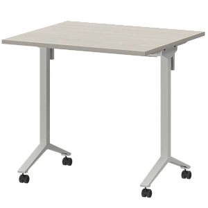 Стол мобильный складной Protech МБ22-80.70 Ясень шимо/Белый фото