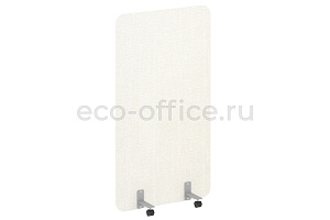 Перегородка на металлических опорах, на роликах R-LINE SOFT AP.R-100-180 Рогожка Romeo 01 / Серый металл фото