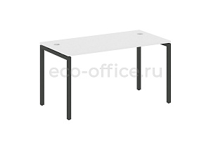 Стол письменный METAL SYSTEM QUATTRO 4x4 40БП.СП-3 Белый / Антрацит металл фото