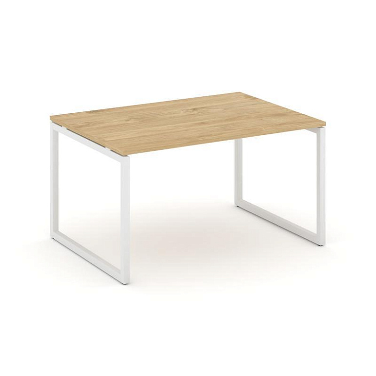 стол переговорный style project sn-4o.sprg-003.3 тиквуд светлый/металл белый фото