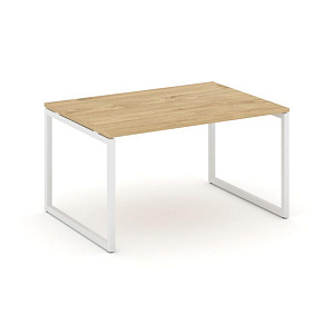 Стол переговорный STYLE PROJECT SN-4O.SPRG-001.3 Тиквуд Светлый/Металл Белый фото