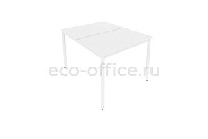 Рабочая станция на металлокаркасе SLIM SYSTEM С.СП-3.2 Белый / Белый металл фото