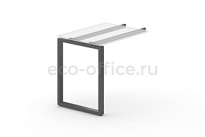 Металлокаркас на O-образной опоре 60x30 для приставки 600*600 Антрацит металл фото