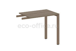 Приставной элемент на П-образном м/к METAL SYSTEM STYLE БП.ПР-2 Вяз Благородный / Мокко металл фото