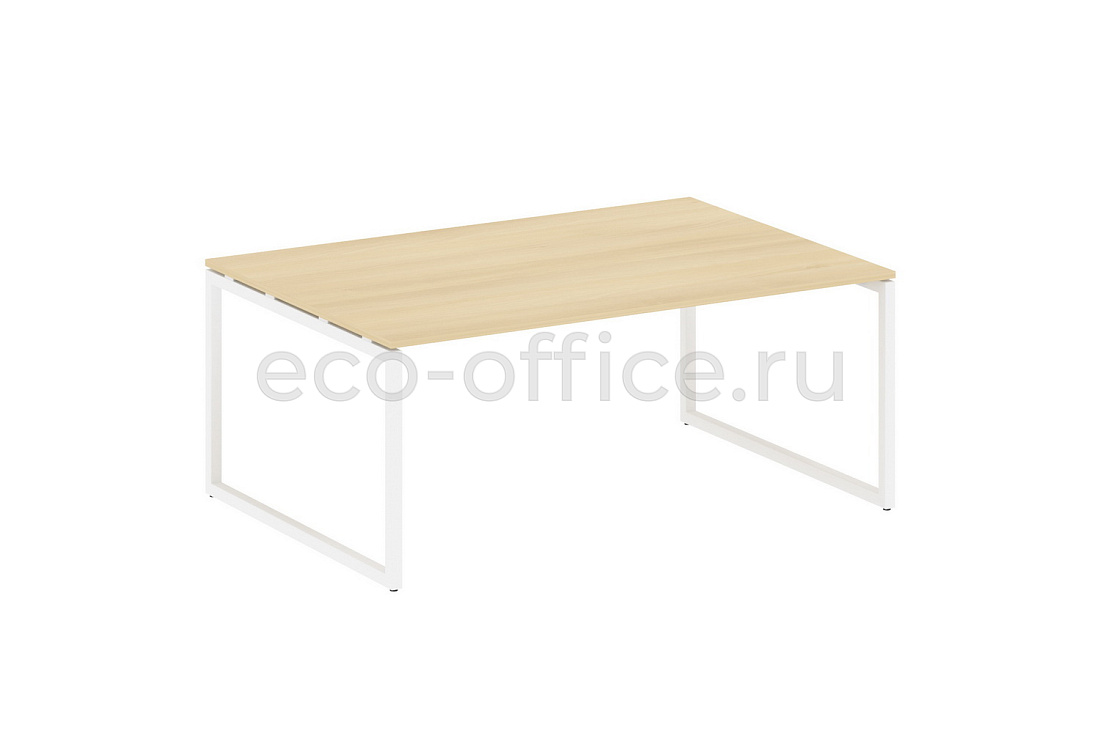 Стол переговорный (1 столешница) METAL SYSTEM QUATTRO 4x4 40БО.ПРГ-1.5 Акация Лорка / Белый металл  стоимость