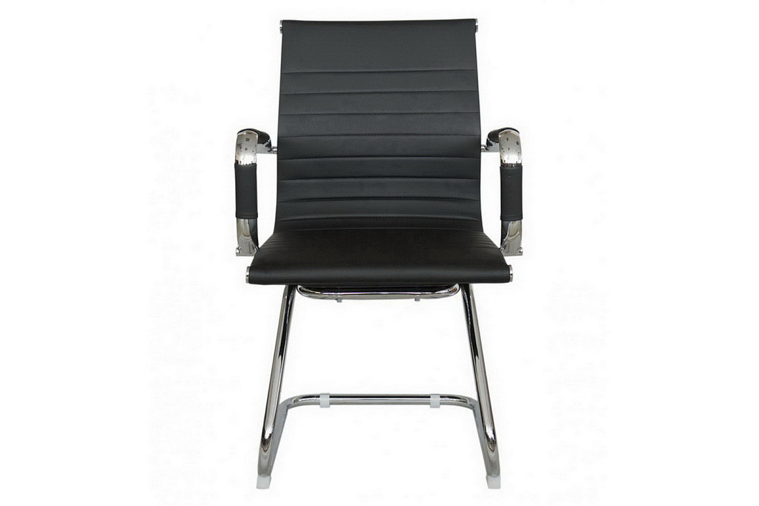 Конференц-кресло RV Chair HUGO 6002-3 Чёрная экокожа  стоимость