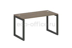 Стол письменный METAL SYSTEM QUATTRO 5x5 50БО.СП-3 Вяз Благородный / Антрацит металл фото