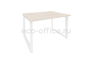 Стол переговорный (1 столешница) ONIX O.MO-PRG-1.2 Денвер Светлый / Белый металл фото