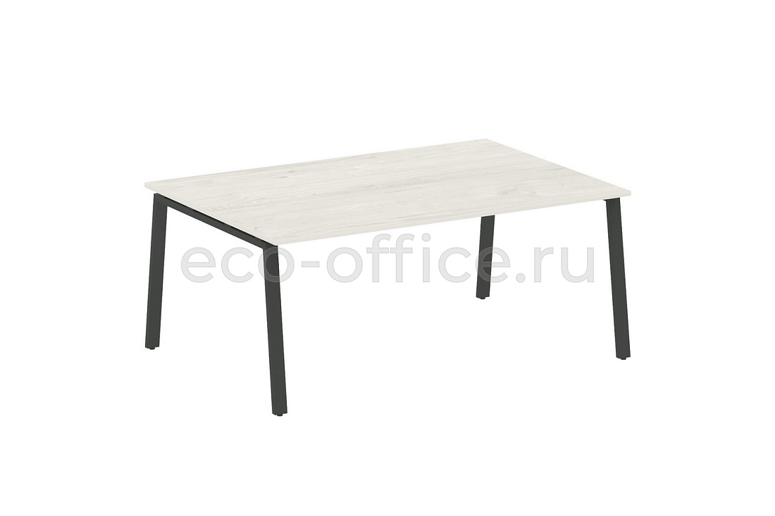 Стол переговорный (1 столешница) METAL SYSTEM STYLE БА.ПРГ-1.5 Дуб Наварра / Антрацит металл   стоимость