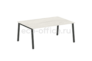 Стол переговорный (1 столешница) METAL SYSTEM STYLE БА.ПРГ-1.5 Дуб Наварра / Антрацит металл фото