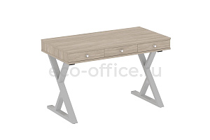 Стол на металлокаркасе HomeOffice VR.SP-1-118.M Дуб Аттик / Серый металл фото