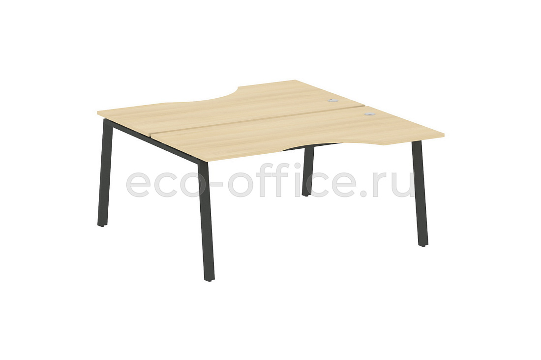 Рабочая станция криволинейная METAL SYSTEM STYLE БА.РАС-СА-2.1 Акация Лорка / Антрацит металл  стоимость