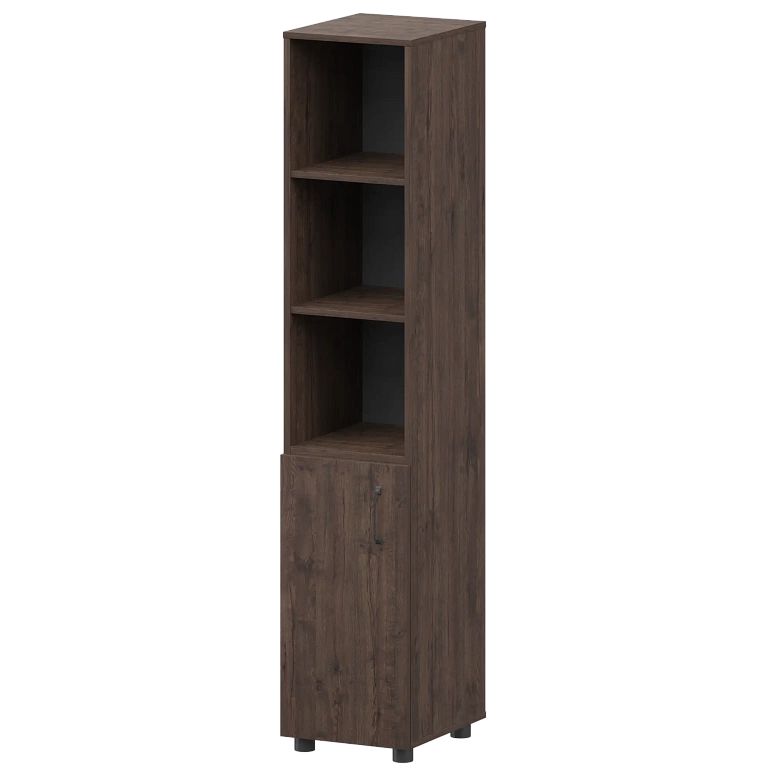 стеллаж комбинированный узкий protech к-932,к-936,кф-936 дуб апрель фото