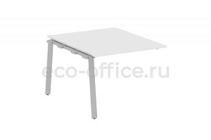 Проходной наборный элемент переговорного стола METAL SYSTEM STYLE БА.ППРГ-1 Белый / Серый металл фото