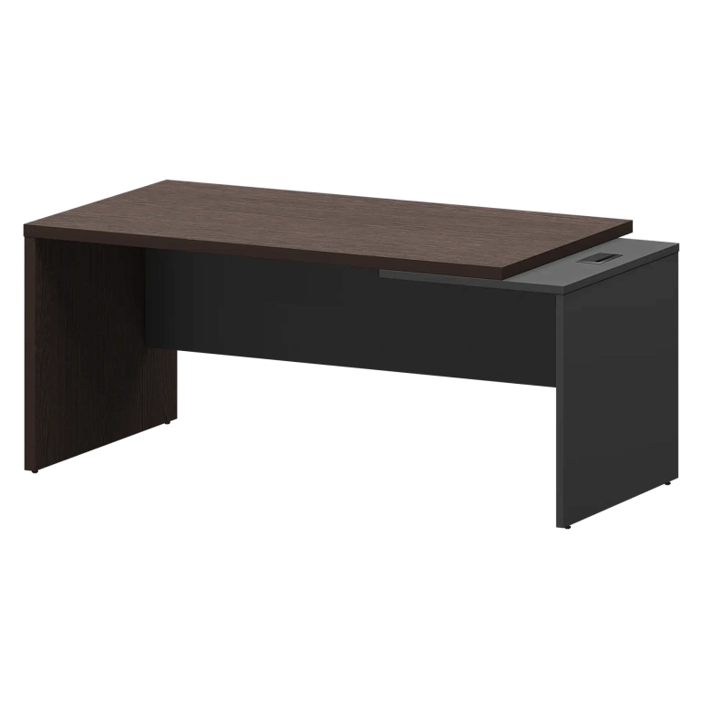 стол руководителя правый protech kz-18r дуб венге/графит фото