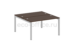 Рабочая станция METAL SYSTEM QUATTRO 5x5 50БП.РАС-СП-2.3 Венге Цаво / Серый металл фото