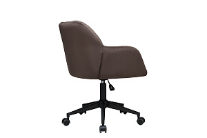 Кресло ECO-CHAIR EDMON 9-178 Тёмно-коричневый велюр фото