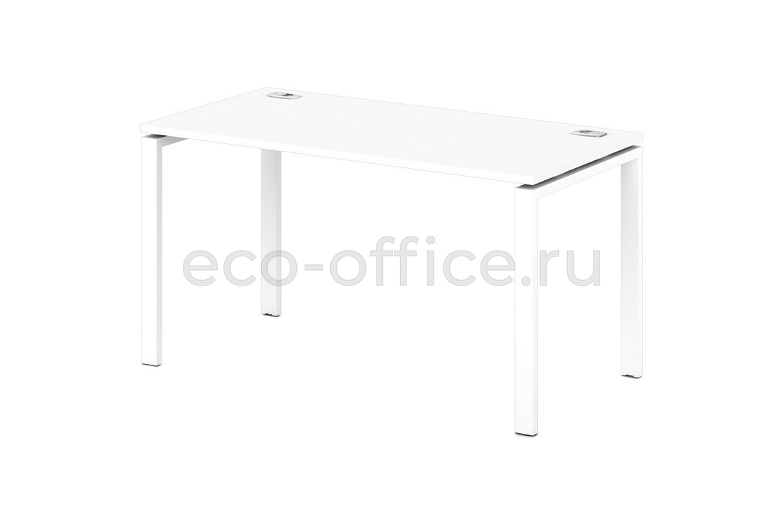 Стол на металлокаркасе 60*30 SENTIDA STEEL S-32 Белый  стоимость