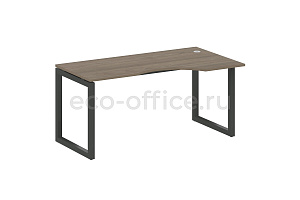 Стол криволинейный правый METAL SYSTEM QUATTRO 5x5 50БО.СА-1 Пр Вяз Благородный / Антрацит металл фото