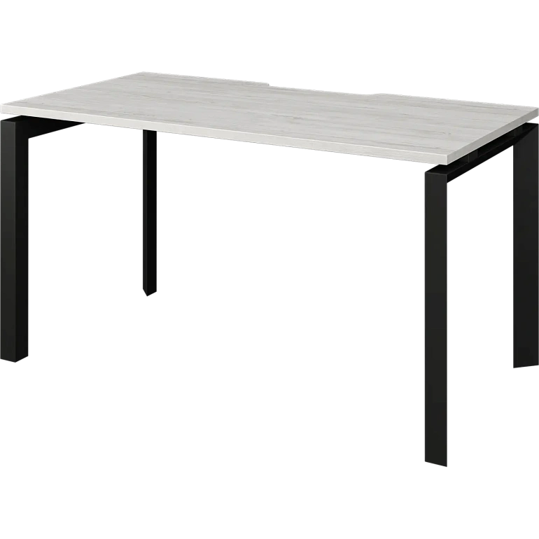 стол на металлокаркасе protech нтмп.п-140 сосна винтер/антрацит фото