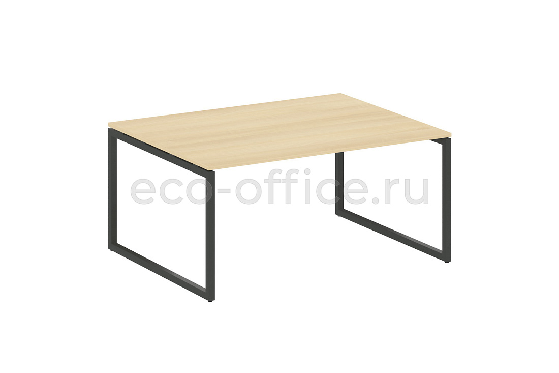 Стол переговорный (1 столешница) METAL SYSTEM QUATTRO 4x4 40БО.ПРГ-1.4 Акация Лорка / Антрацит металл  стоимость