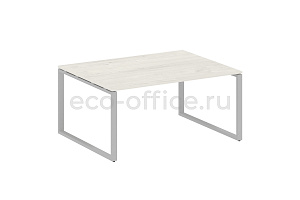 Стол переговорный (1 столешница) METAL SYSTEM STYLE БО.ПРГ-1.4 Дуб Наварра / Серый металл фото
